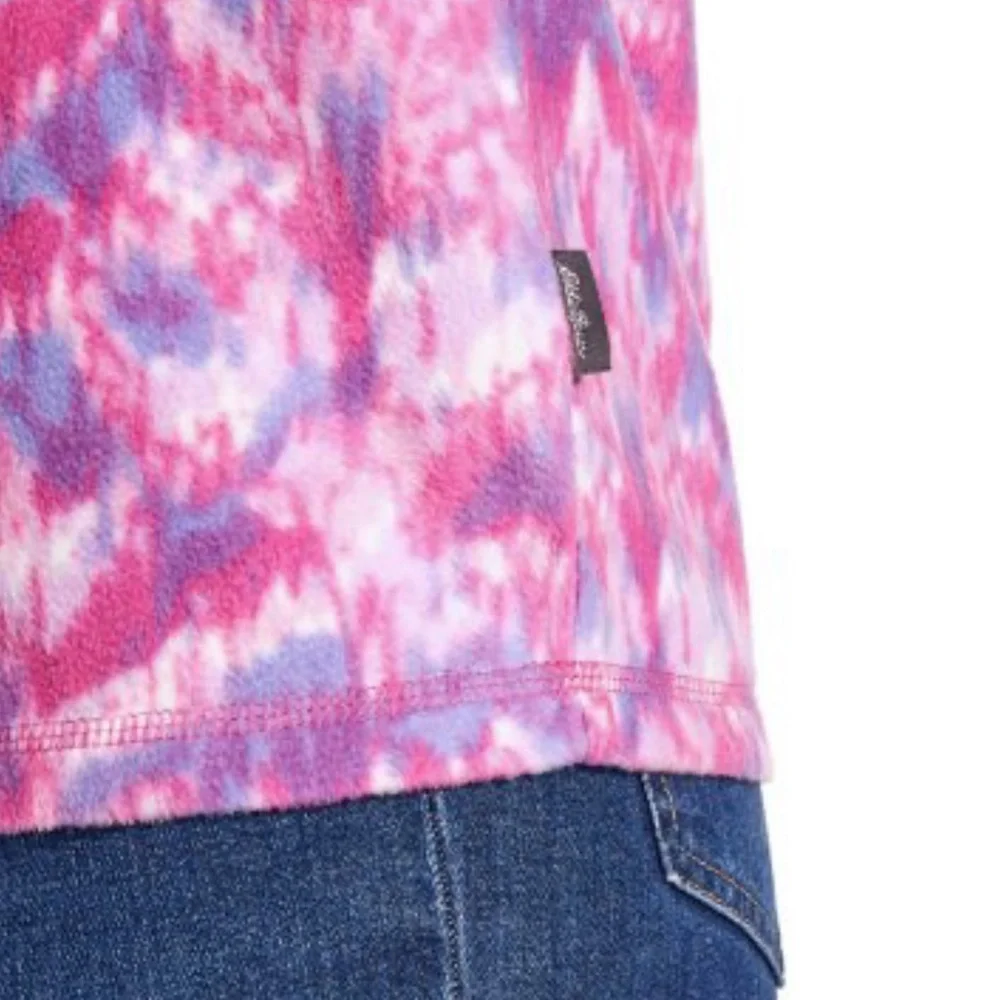 NWT Eddie Bauer Ladies Quarter Zip Polar Fleece - Picture 4 of 4